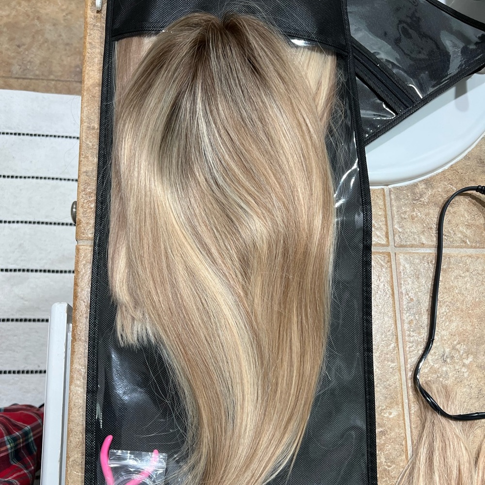 Hidden Crown Hair Extension Topper